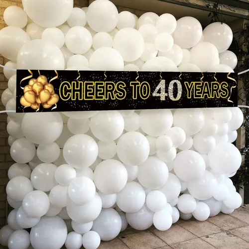 Vista 4 de Cartel de felicitación de aniversario, diseño con texto en inglés