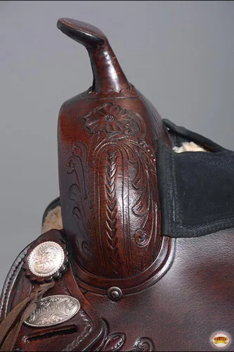 Vista 7 de HILASON Western Horse Saddle American Leather Treeless Trail Placer