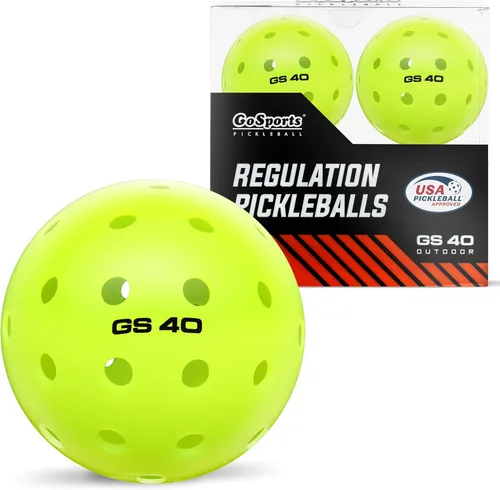 Vista 7 de GoSports GS 40 Pelotas de Pickleball - Paquete de 4, 12 o 36 pelotas de Pickleball reguladas aprobadas por USAPA