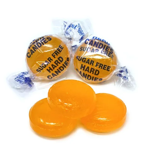 Vista 3 de SweetGourmet Caramelo duro con botones de caramelo sin azúcar, 1 libra, sin grasa, sin gluten, 90 piezas