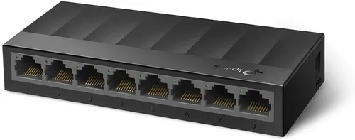 Vista 9 de TP-LINK conmutador Fast Ethernet, Negro