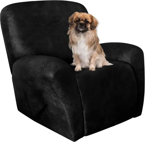 Vista 37 de ANARACHON Fundas para Sillas Reclinables Tipo Cuero, 4 Piezas Funda para Sillón Reclinable Lazy Boy, Protector de Muebles - Funda Suave Lavable