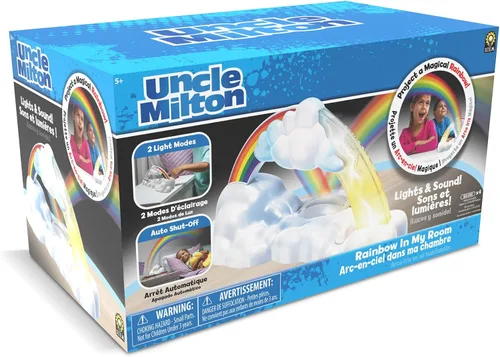 Vista 6 de Uncle Milton Rainbow in My Room 2.0 - Proyector de luz arcoíris, educativo y divertido