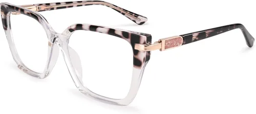 Vista 10 de Dollger Gafas de luz azul para mujer, lentes de bloqueo de luz azul, lentes retro cuadrados TR90
