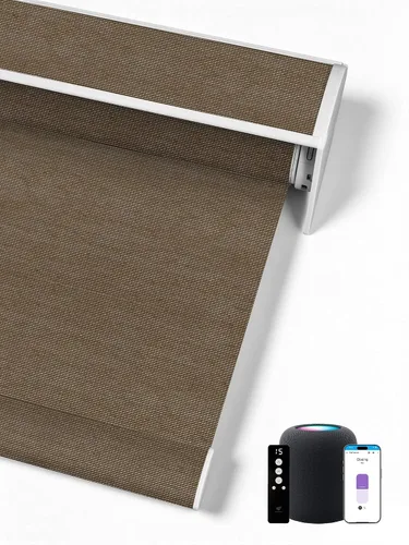 Vista 12 de SmartWings Persianas Enrollables Inteligentes Motorizadas con Filtro de Luz, Persianas Eléctricas con Control Remoto para Ventanas Compatibles
