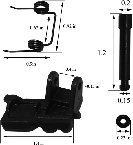 Vista 2 de 2 juegos de 883901 clavador de bobina para techos con resorte 877761, compatible con NV45AA, NV45AB, NV45AB2, NV45AB2S, NV45AE clavadoras de bobina