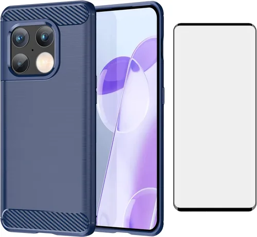 Vista 9 de Asuwish Funda protectora de silicona para OnePlus 10 Pro One Plus 10Pro 5G con protector de pantalla de vidrio templado y accesorios de celda
