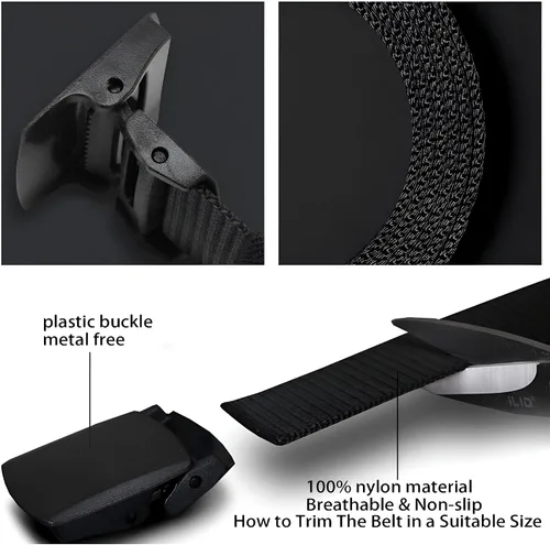 Vista 3 de JacobsParts Correa táctica resistente del estilo militar, hebilla plástica hipoalergénica