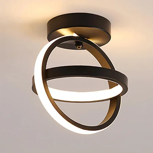 Vista 8 de Lámpara de techo LED, lámpara cuadrada blanca de 22 W, 3000 K-6000 K, lámpara de techo opcional de montaje empotrado, moderna para sala de estar