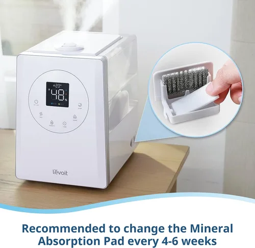 Vista 7 de Paquete de 10 Filtros de Repuesto para Humidificador, Paquete de 10 Almohadillas de Absorción y Paquete de 10 Almohadillas de Aroma, Compatible