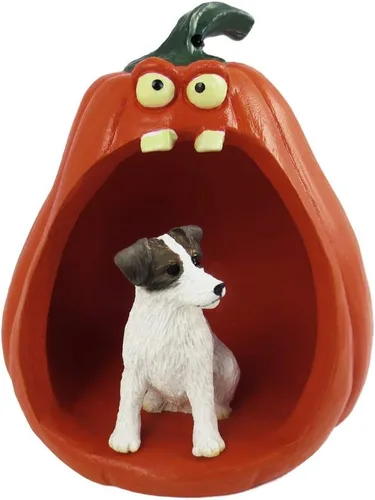 Vista 145 de Conversation Concepts Figura de Corgi galés de Halloween y calabaza Welsh Corgi Pembroke