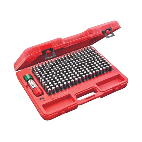 Vista 10 de Starrett Juego de medidores de pasadores de acero de precisión, rango de .011-.060", 50 calibres