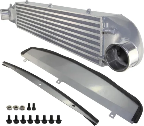 Vista 7 de Intercooler de montaje frontal de ajuste de alto rendimiento para Ford Fiesta ST 2014-2019 Negro