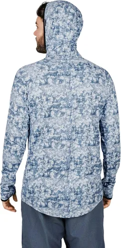 Vista 4 de BLACKSTRAP Camisa de sol UV con capucha y cuello redondo para hombre