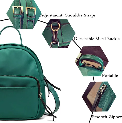 Vista 3 de FANDARE - Mochila para mujer, Negro), CC-AU003