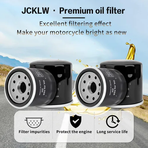 Vista 7 de Filtro de aceite para Honda 15410MCJ000 CBR600RR CBR1000RR GL1800 Gold Wing CTX700 VT750C NC750X, Kawasaki 16097-0002 KRF800 Teryx KVF750 Brute