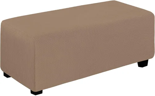 Vista 10 de Easy-Going Funda Elástica para Otomana Taburete de Almacenamiento Plegable Protector de Muebles Funda Rectangular Suave con Parte Inferior Elástica