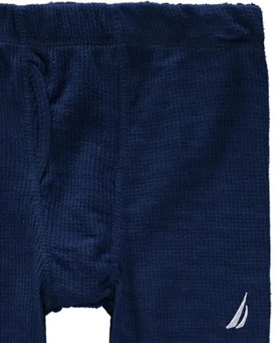 Vista 3 de Nautica Conjunto de ropa interior térmica de 2 piezas para niños con capa base de camisa y pantalones