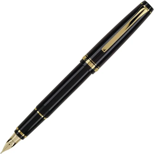 Vista 6 de Pilot Pluma estilográfica de colección Namiki Falcon, Negro/Dorado