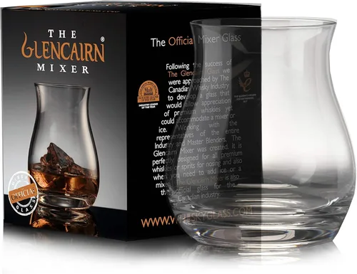 Vista 4 de Glencairn, vaso de whisky de cristal canadiense, juego de 2, Transparente