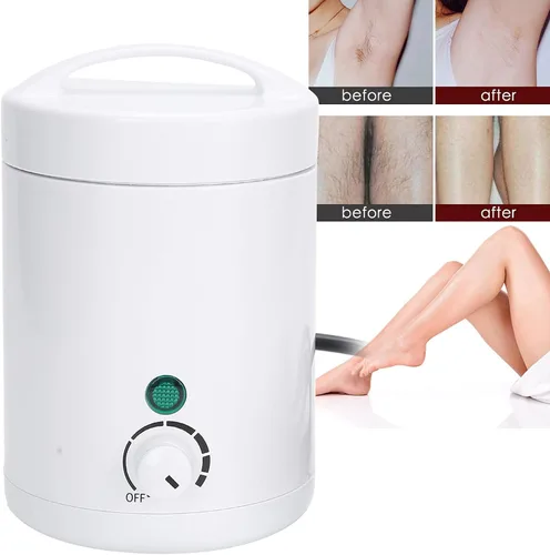 Vista 4 de Calentador de cera, calentador de cera para depilación, mini calentador de cera multiusos para mujeres y hombres, máquina de cera de parafina