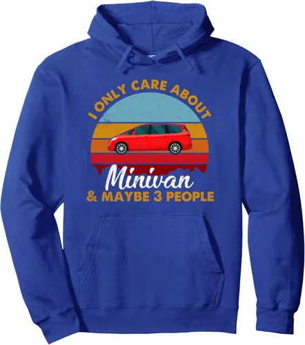 Vista 3 de Retro Style Sunset Minivan Car Pullover Hoodie