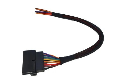 Vista 5 de OBD2 J1962 macho a extremo abierto 16pin cable de coleta de 1 pie/11.8 in (cable macho)