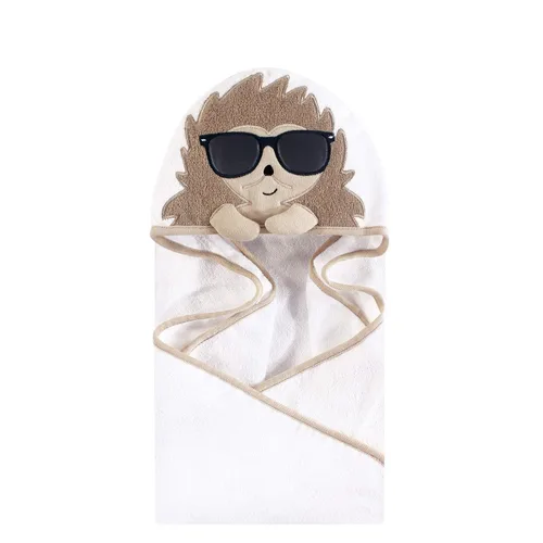 Vista 55 de Hudson Baby Toalla con capucha unisex de algodón con cara de animal para bebé, cocodrilo, talla única