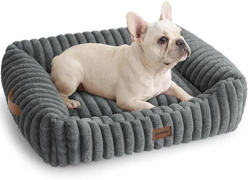 Vista 13 de ZOMISIA Cama para perros pequeños, cama para gatos de interior con funda