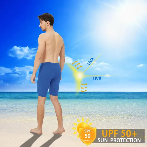 Vista 55 de Traje de baño deportivo competitivo para hombre, traje de entrenamiento de resistencia de carreras, pantalones cortos de natación de secado rápido