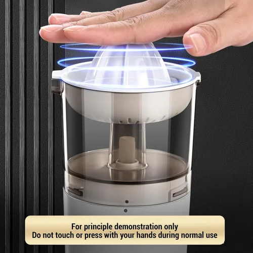Vista 7 de Exprimidor eléctrico de naranja, potente e inalámbrico silencioso exprimidor de cítricos para el hogar, picnic, camping, extractor de jugo de alto