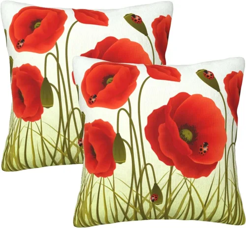 Vista 18 de Juego de 2 fundas de almohada con estampado de leopardo abstracto de animales africanos y vida silvestre, retro, fundas de almohada para decoración