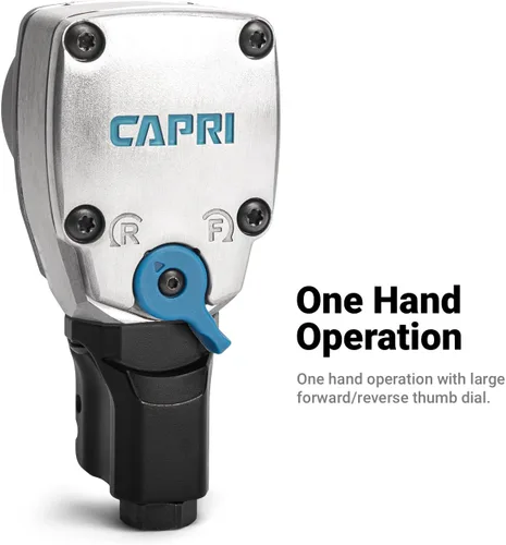Vista 6 de Capri Tools Llave de impacto Palm Air de 1/2 pulgada, 400 pies libras.