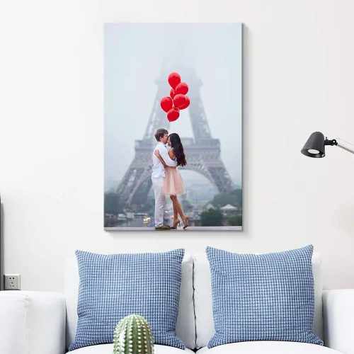 Vista 4 de NWT Impresiones de lienzo personalizadas con tus fotos, ideas de aniversario, imágenes de lienzo personalizadas para pared para imprimir enmarcadas