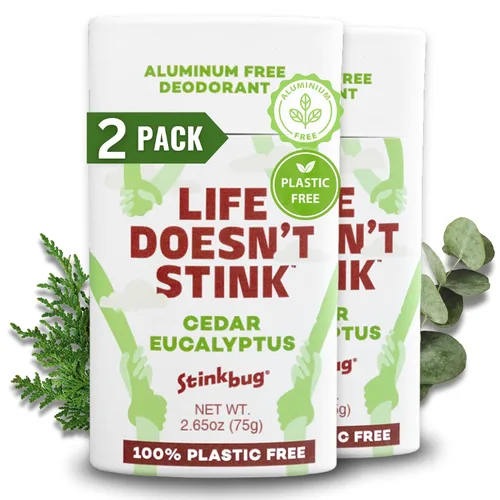 Vista 34 de Stinkbug Naturals - Desodorante orgánico sin aluminio con aceite de coco y aceites esenciales, sin parabenos, desodorante para piel sensible, 2.1