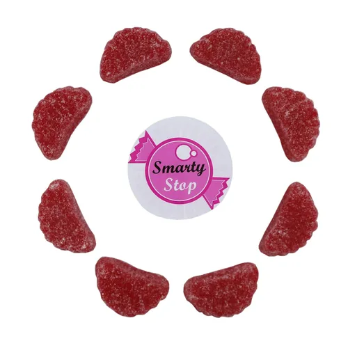 Vista 5 de Smarty Stop - Tiras de caramelo de cereza roja en forma de cuña (1 libra (paquete de 1))