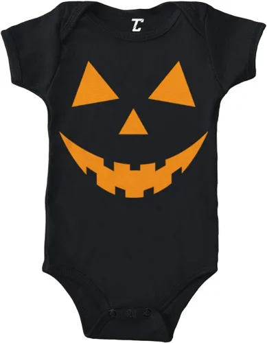 Vista 10 de Tcombo Pumpkin Face - Body Jack O' Lantern Naranja - Cara de calabaza negra