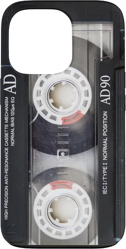 Vista 10 de iPhone 16 Vintage Music Audio Cassette Cinta Retro 90s 80s 70s 60s Caso