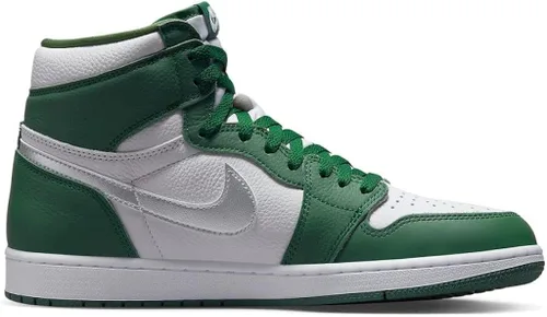 Vista 3 de Jordan Air Jordan 1 Retro High OG DZ5485 303 Gorge Green - Talla 10.5 para hombre, Garganta VerdePlateado Metálico-Wh