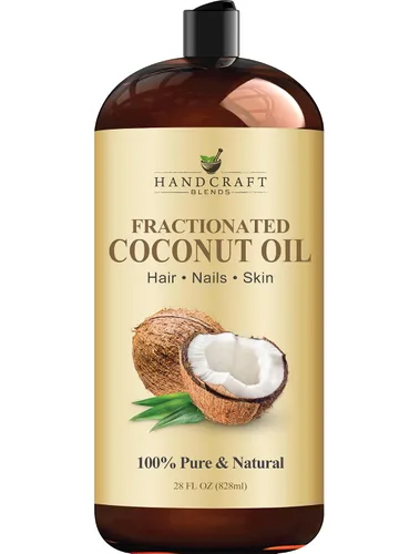 Vista 10 de Handcraft Blends Aceite de Coco Fraccionado Infundido con Romero - 8 Fl Oz - 100% Puro y Natural - Grado Premium Aceite Portador para Piel, Cabello