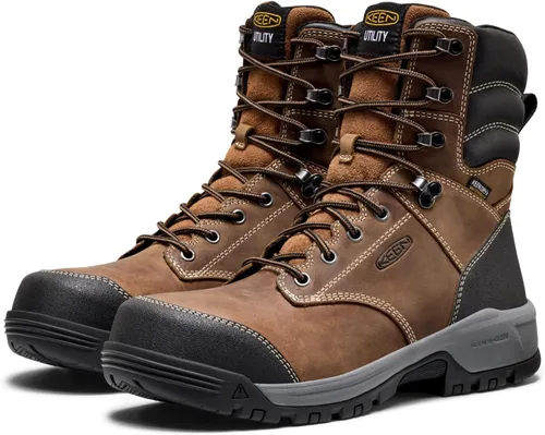 Vista 4 de KEEN Utility Botas de trabajo impermeables Evanston de 8" con punta compuesta para hombre