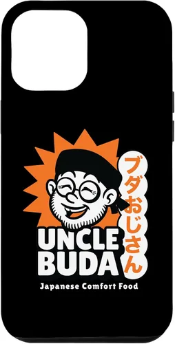 Vista 6 de iPhone 15 Uncle Buda Food Truck Texas Comida japonesa Funda con logotipo de Ojisan