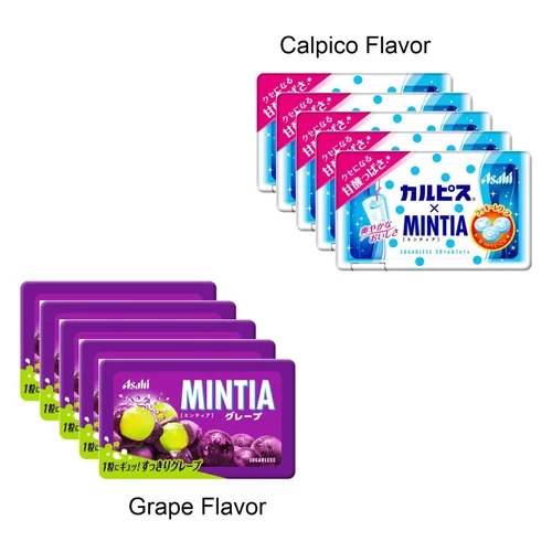Vista 3 de Surtido "Mintia" 0.2oz 2Tipos x 5pcs Tableta de Menta Japonesa Ninjapo