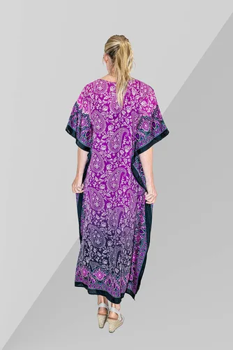 Vista 7 de Miss Lavish London Vestidos caftán para mujer, S-3XL, talla regular a extragrande