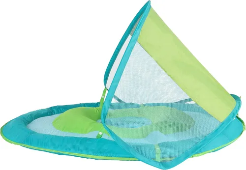 Vista 8 de Swimways Primavera Flotador Sun Canopy Incluye 5 ata juguetes para bebés y reutilizable bolsa de transporte