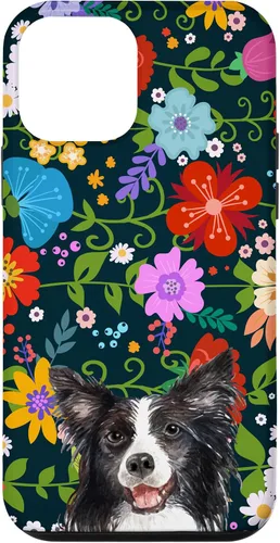 Vista 16 de Border Collie Ditsy Flower Floral Pattern for Women Case for iPhone 17