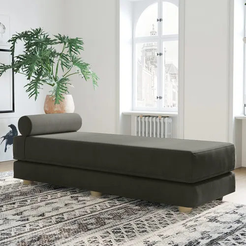 Vista 14 de Jaxx Alon Daybed - Tumbona plegable con colchón de espuma viscoelástica de primera calidad, tamaño Queen, fabricado en los Estados Unidos