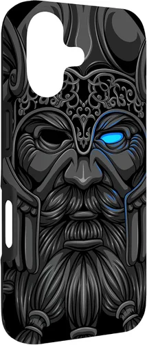 Vista 3 de Allfather Odin - Raven God - Norse Viking God in Asgard Case for iPhone 17