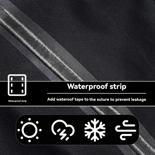 Vista 4 de Funda de mesa de preparación para exteriores, resistente, impermeable, para mesa portátil mediana Keter Unity, compatible con carrito de servicio