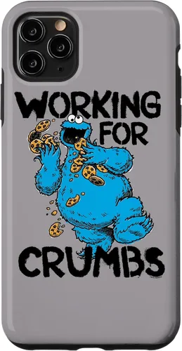 Vista 13 de iPhone 12/12 Pro Sesame Street Cookie Monster Trabajo para migas caso